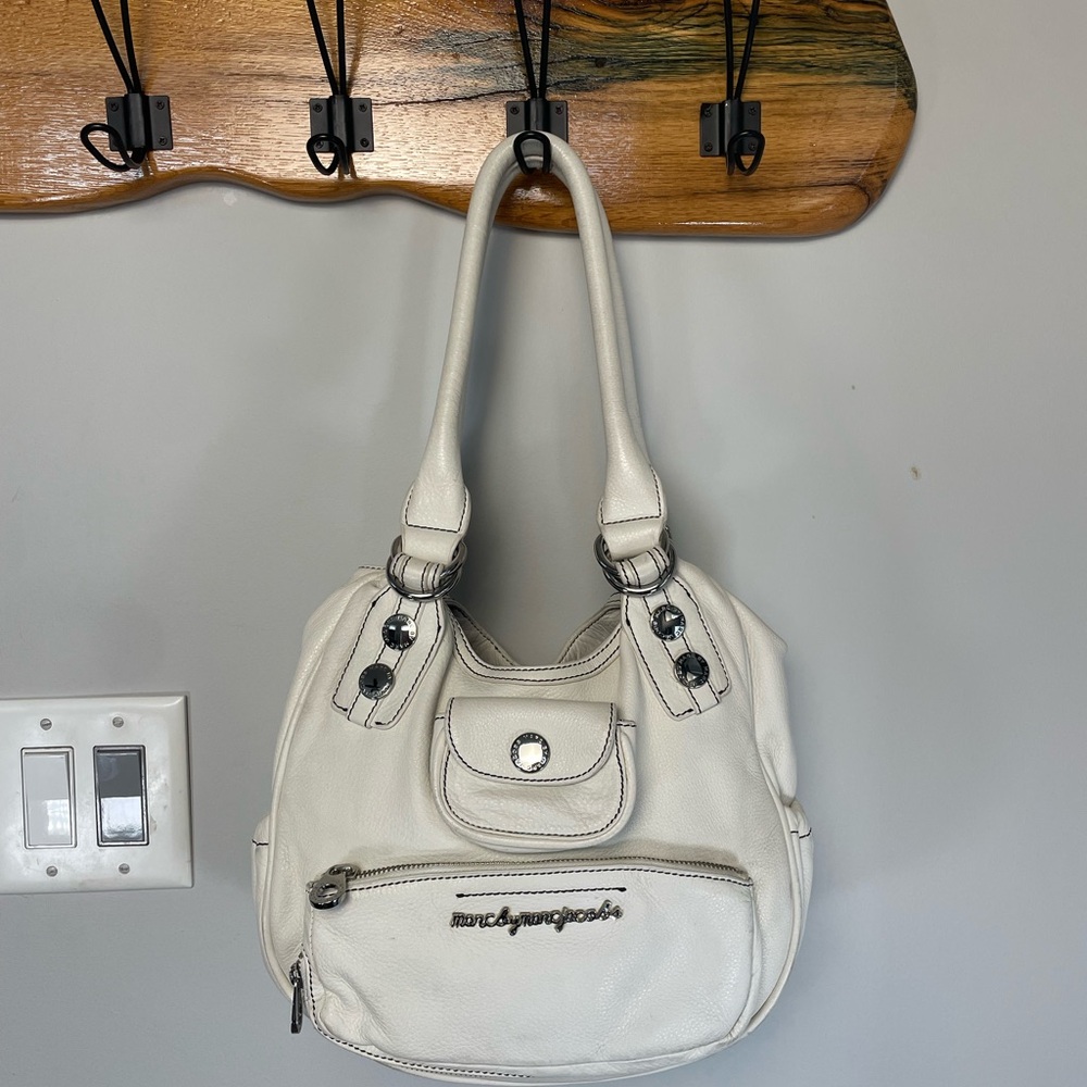 Marc By Marc Jacobs White Shoulder Bag